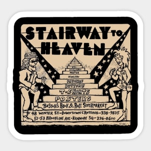 1980s Stairway to Heaven - Boston, Massachusetts Sticker